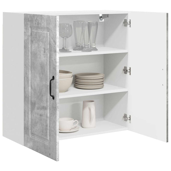 Tiskipaneeli Kalmar Betoni Harmaa 80 x 31 x 80 cm Tekninen puu