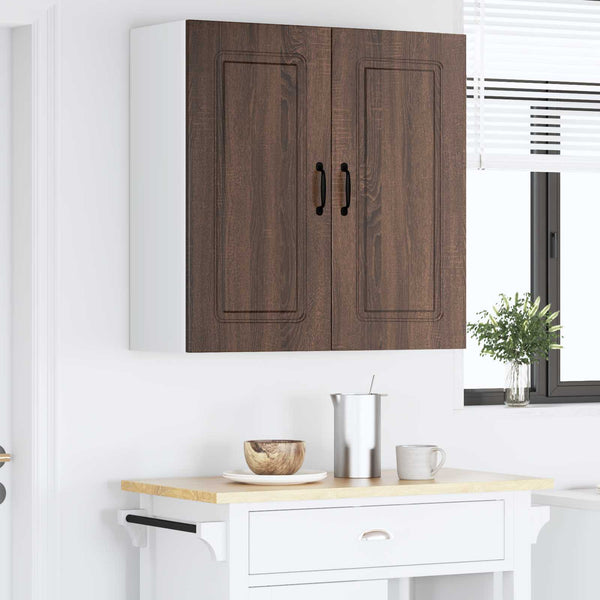 Tiskipaneeli Kalmar Ruskea tammi 80 x 31 x 80 cm Tekninen puu