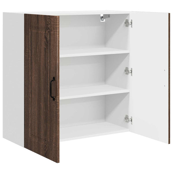 Tiskipaneeli Kalmar Ruskea tammi 80 x 31 x 80 cm Tekninen puu