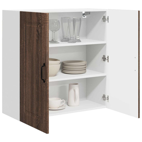 Tiskipaneeli Kalmar Ruskea tammi 80 x 31 x 80 cm Tekninen puu