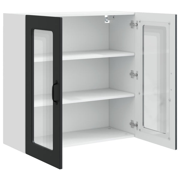 Tiskipaneeli Kalmar Musta 80 x 31 x 80 cm Tekninen puu