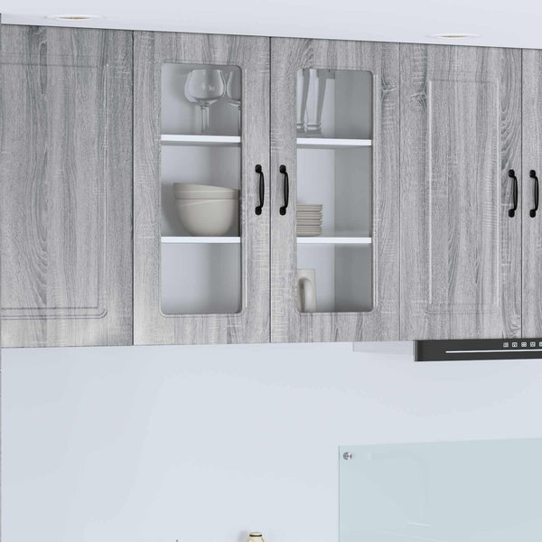 Tiskipaneeli Kalmar Harmaa Sonoma 80 x 31 x 80 cm Tekninen puu