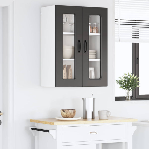 Tiskipaneeli Kalmar Musta 60 x 31 x 80 cm Tekninen puu