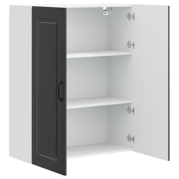 Tiskipaneeli Kalmar Musta 80 x 31 x 100 cm Tekninen puu