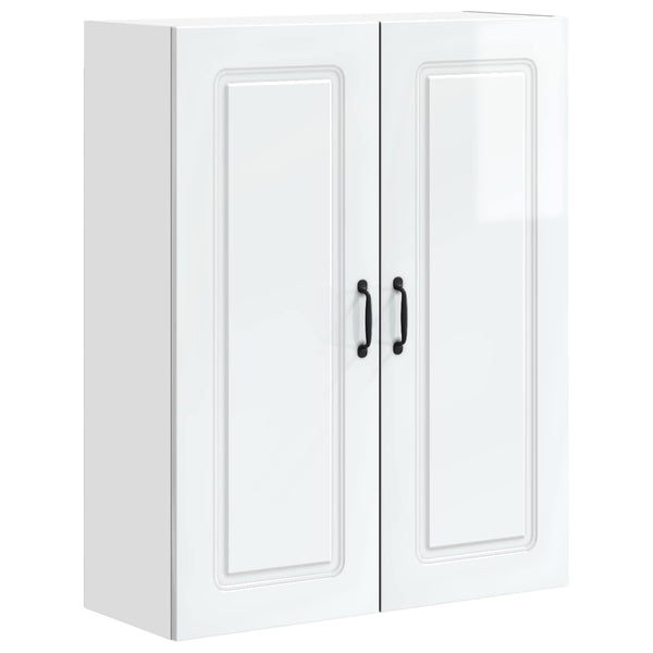 Tiskipaneeli Kalmar Korkean kiillon valkoinen 80 x 31 x 100 cm
