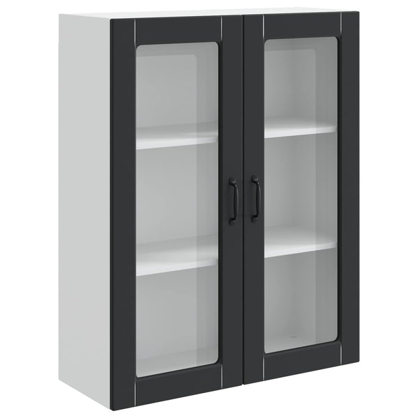 Tiskipaneeli Kalmar Musta 80 x 31 x 100 cm Tekninen puu