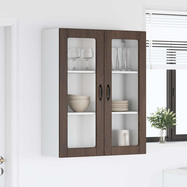 Tiskipaneeli Kalmar Ruskea tammi 80 x 31 x 100 cm Tekninen puu
