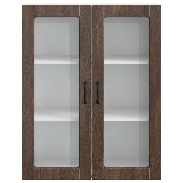 Tiskipaneeli Kalmar Ruskea tammi 80 x 31 x 100 cm Tekninen puu