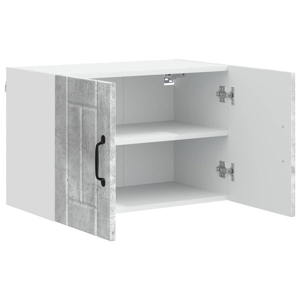 Seinäkaappi LUCCA Betoninharmaa 60 x 31 x 40 cm Tekninen puu