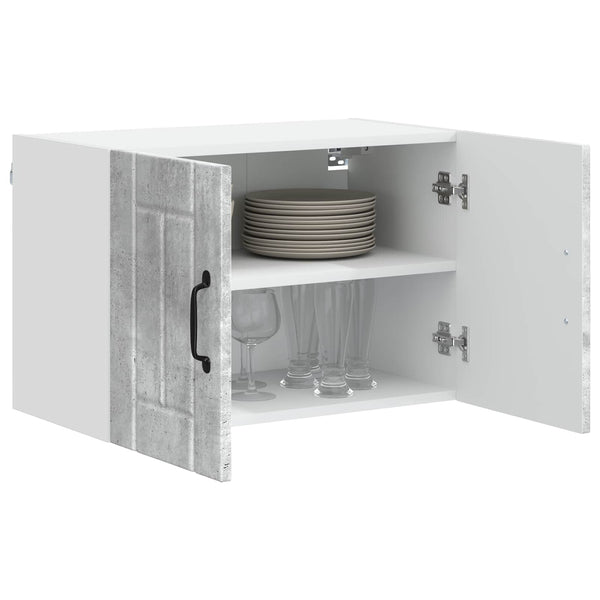 Seinäkaappi LUCCA Betoninharmaa 60 x 31 x 40 cm Tekninen puu