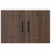 Seinäkaappi LUCCA Ruskea tammi 60 x 31 x 40 cm Tekninen puu