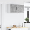 Seinäkaappi LUCCA Betoninharmaa 80 x 31 x 40 cm Tekninen puu