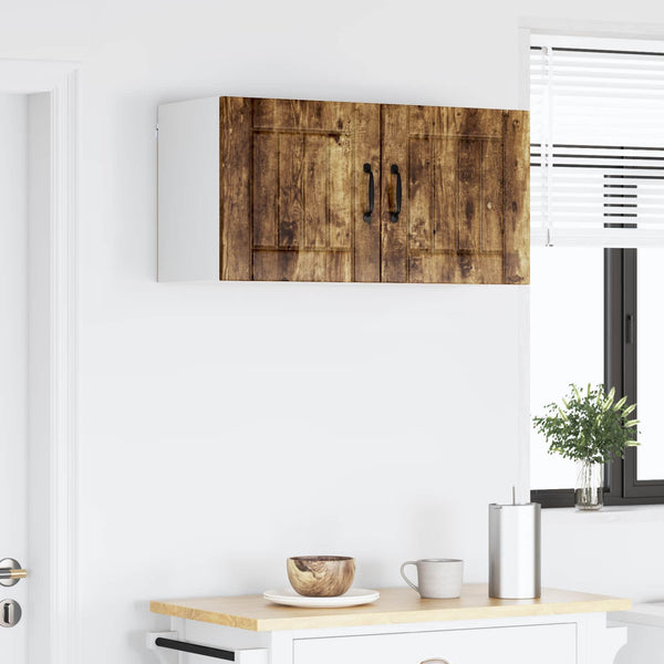 Seinäkaappi LUCCA Savutammi 80 x 31 x 40 cm Tekninen puu