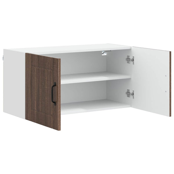 Seinäkaappi LUCCA Ruskea tammi 80 x 31 x 40 cm Tekninen puu