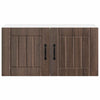 Seinäkaappi LUCCA Ruskea tammi 80 x 31 x 40 cm Tekninen puu