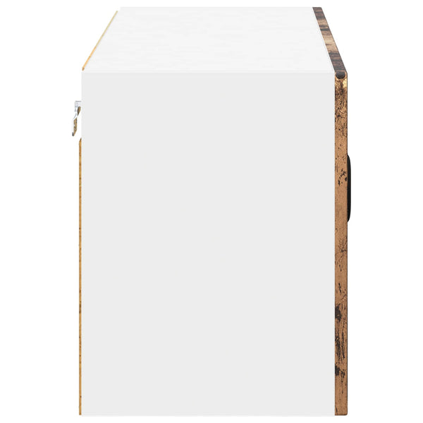 Seinäkaappi LUCCA Vanha puu 80 x 31 x 40 cm Tekninen puu