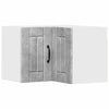 Seinän kulmarcabinett LUCCA Betoninharmaa 57 x 57 x 40 cm