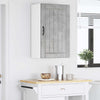 Seinäkaappi LUCCA Betoninharmaa 50 x 31 x 80 cm Tekninen puu