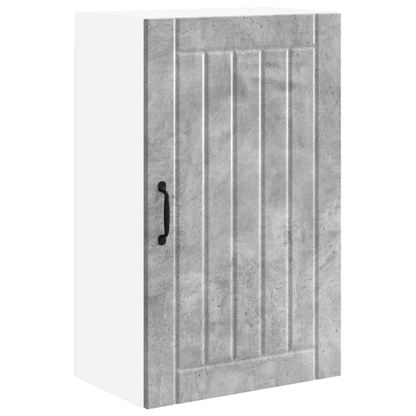 Seinäkaappi LUCCA Betoninharmaa 50 x 31 x 80 cm Tekninen puu