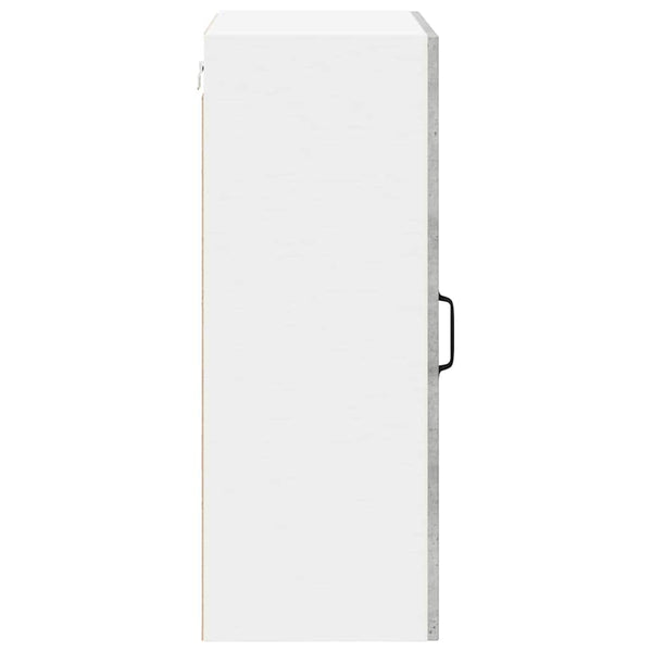 Seinäkaappi LUCCA Betoninharmaa 50 x 31 x 80 cm Tekninen puu