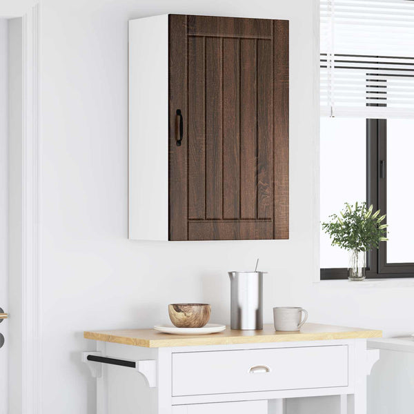 Seinäkaappi LUCCA Ruskea tammi 50 x 31 x 80 cm Tekninen puu