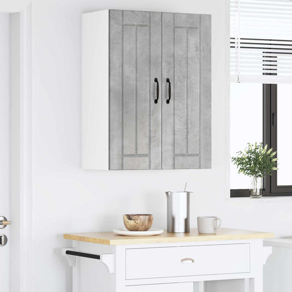 Seinälasi kaappi LUCCA Betoninharmaa 60 x 31 x 80 cm