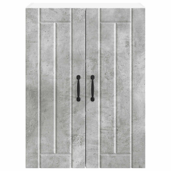 Seinälasi kaappi LUCCA Betoninharmaa 60 x 31 x 80 cm