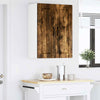 Seinälasi kaappi LUCCA Savutammi 60 x 31 x 80 cm Tekninen puu