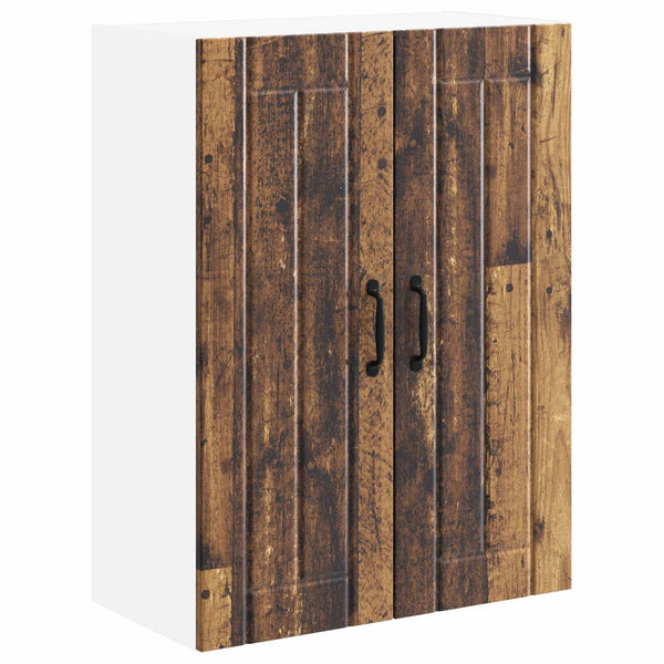Seinälasi kaappi LUCCA Vanha puu 60 x 31 x 80 cm Tekninen puu