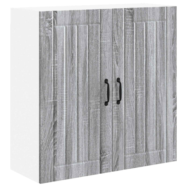 Seinäkaappi LUCCA Harmaa sonoma 80 x 31 x 80 cm Tekninen puu