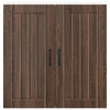 Seinäkaappi LUCCA Ruskea tammi 80 x 31 x 80 cm Tekninen puu