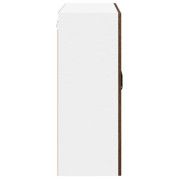 Seinälasi kaappi LUCCA Ruskea tammi 80 x 31 x 80 cm