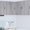 Seinän kulmarcabinett LUCCA Harmaa sonoma 57 x 57 x 80 cm