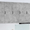 Seinäkaappi LUCCA Betoninharmaa 40 x 31 x 100 cm Tekninen puu