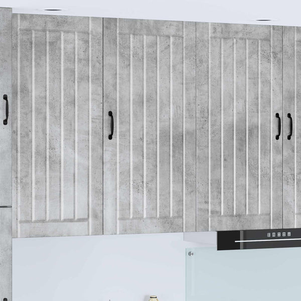 Seinäkaappi LUCCA Betoninharmaa 50 x 31 x 100 cm Tekninen puu