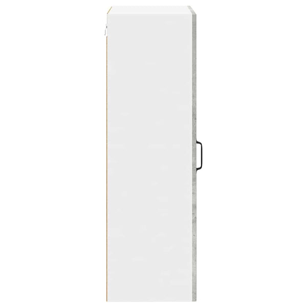 Seinäkaappi LUCCA Betoninharmaa 50 x 31 x 100 cm Tekninen puu