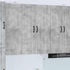 Seinäkaappi LUCCA Betoninharmaa 60 x 31 x 100 cm Tekninen puu
