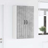 Seinäkaappi LUCCA Betoninharmaa 60 x 31 x 100 cm Tekninen puu