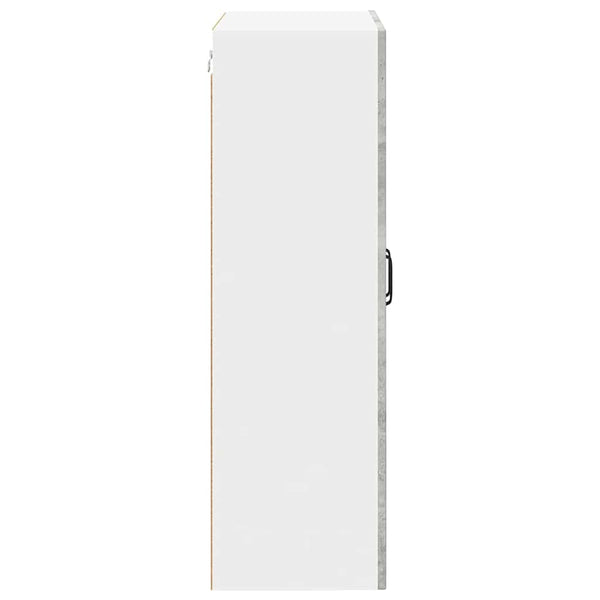 Seinäkaappi LUCCA Betoninharmaa 60 x 31 x 100 cm Tekninen puu
