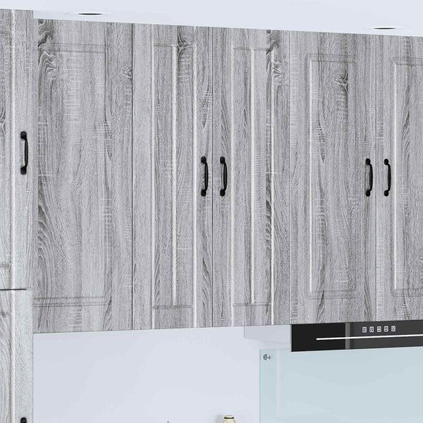 Seinäkaappi LUCCA Harmaa sonoma 60 x 31 x 100 cm Tekninen puu