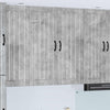 Seinäkaappi LUCCA Betoninharmaa 80 x 31 x 100 cm Tekninen puu
