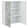 Seinäkaappi LUCCA Betoninharmaa 80 x 31 x 100 cm Tekninen puu