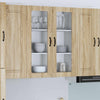 Seinälasi kaappi LUCCA Sonoma-tammi 80 x 31 x 100 cm