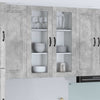 Seinälasi kaappi LUCCA Betoninharmaa 80 x 31 x 100 cm