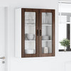 Seinälasi kaappi LUCCA Ruskea tammi 80 x 31 x 100 cm