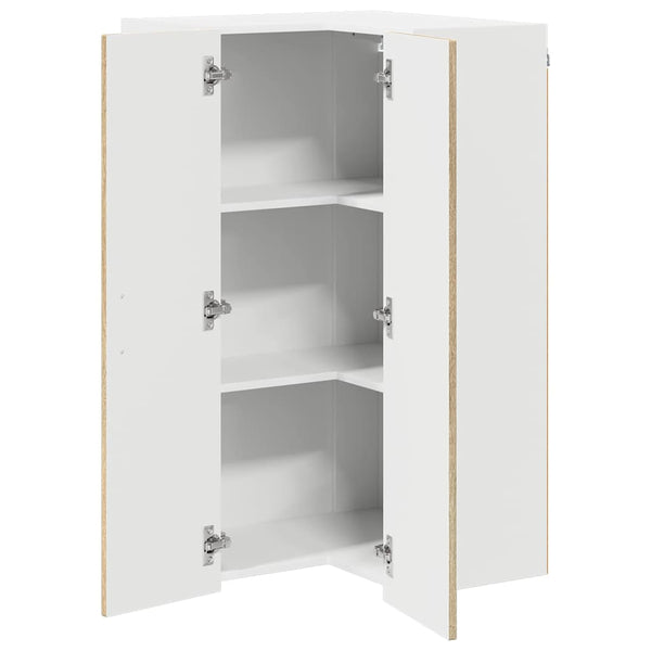 Seinän kulmarcabinett LUCCA Sonoma-tammi 57 x 57 x 100 cm