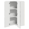 Seinän kulmarcabinett LUCCA Betoninharmaa 57 x 57 x 100 cm