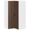Seinän kulmarcabinett LUCCA Ruskea tammi 57 x 57 x 100 cm