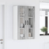 Seinälasi kaappi LUCCA Harmaa sonoma 60 x 31 x 100 cm