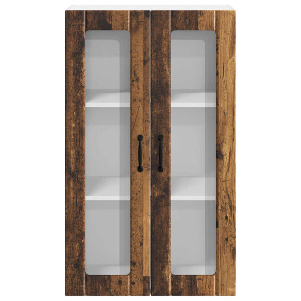 Seinälasi kaappi LUCCA Vanha puu 60 x 31 x 100 cm Tekninen puu